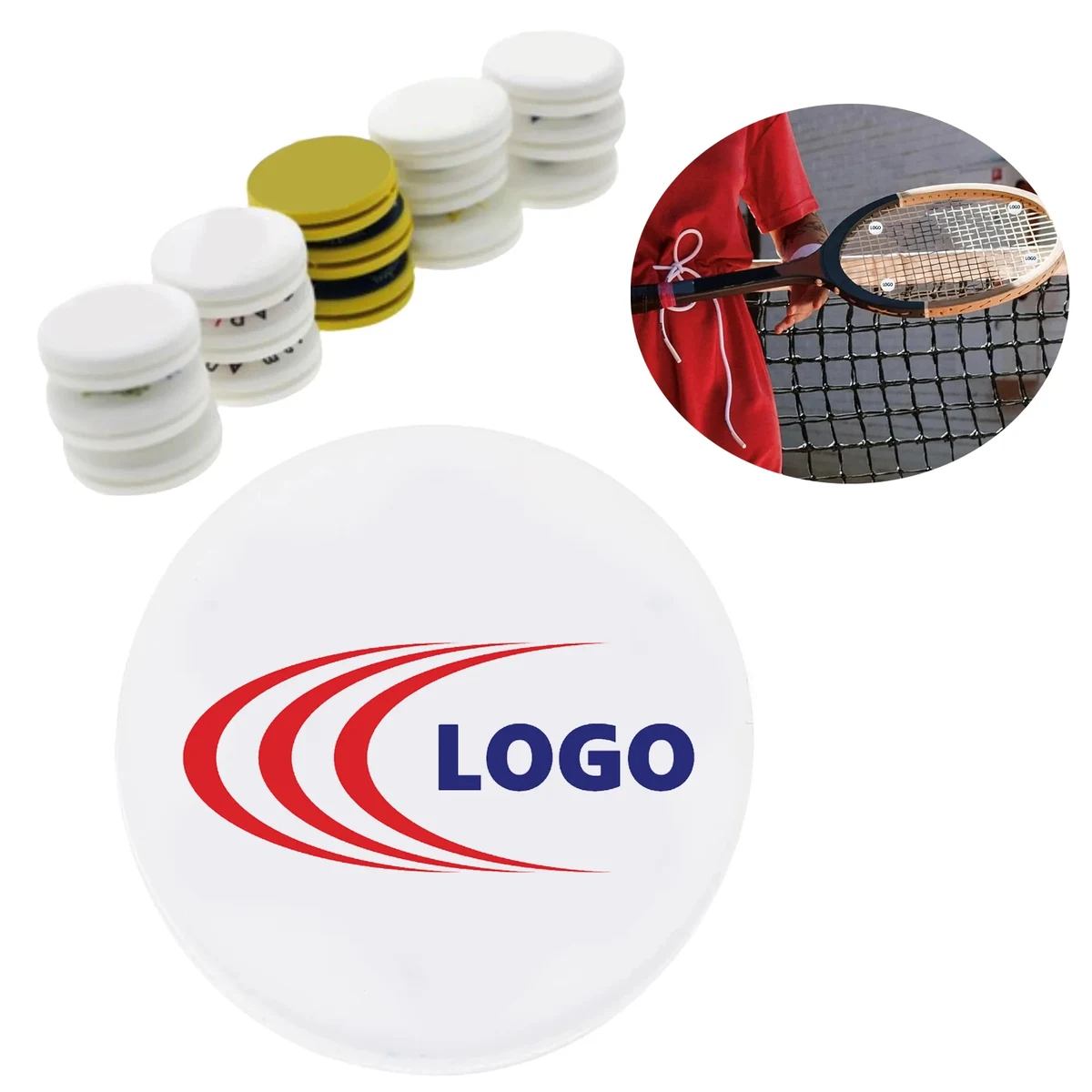 Silicone Tennis Vibration Dampener Racket Shock Absorbers 1