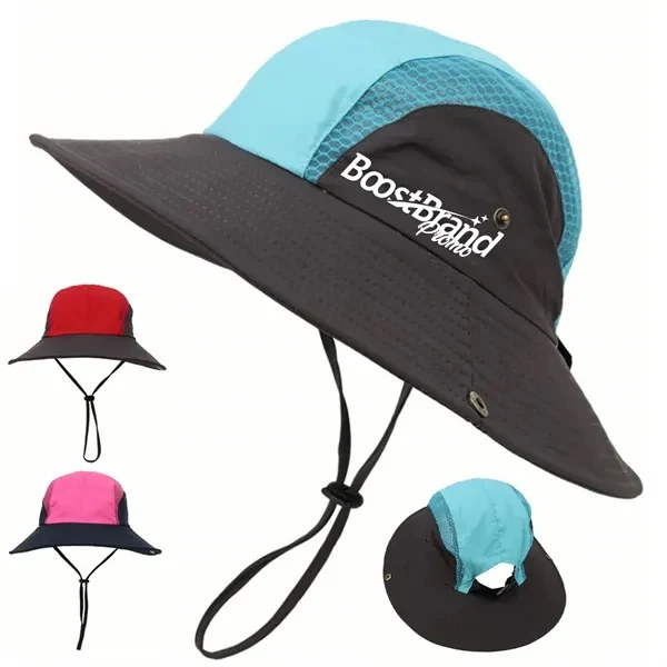 Custom Waterproof Quick Dry Fishing Hat with UV Protection — Outdoor Sports Gear 1