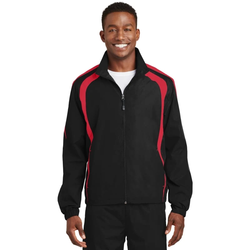 Sport-Tek Colorblock Raglan Jacket. 1