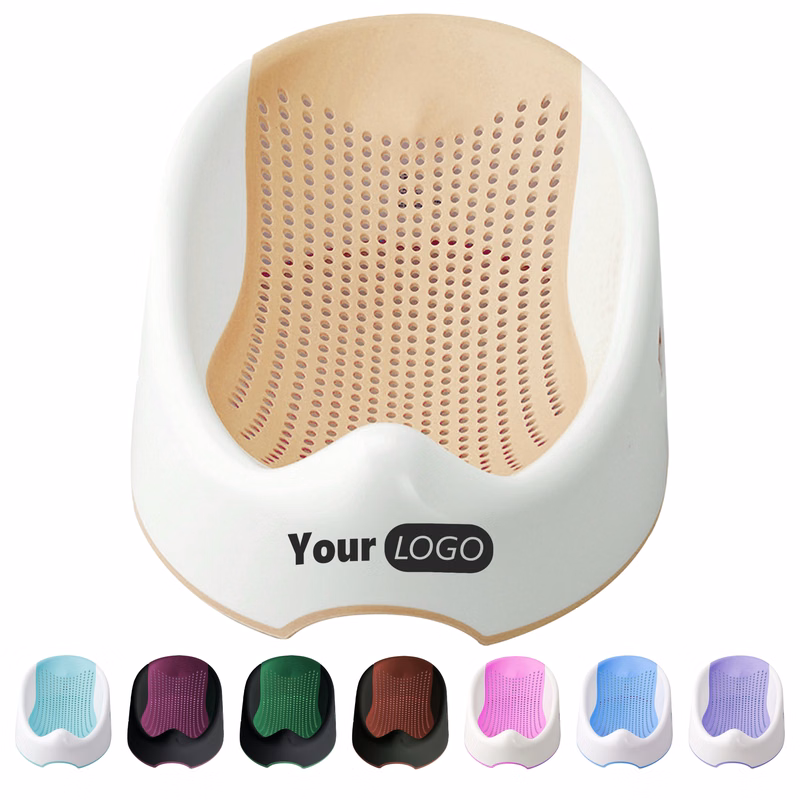 Pp Safe And Comfortable Infant Bath Seat With Anti-Slip Base
