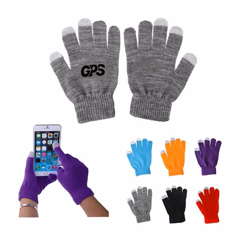 8 " Knitted Touchscreen Gloves