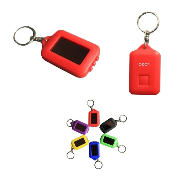 Solar Flashlight with Key Ring 1