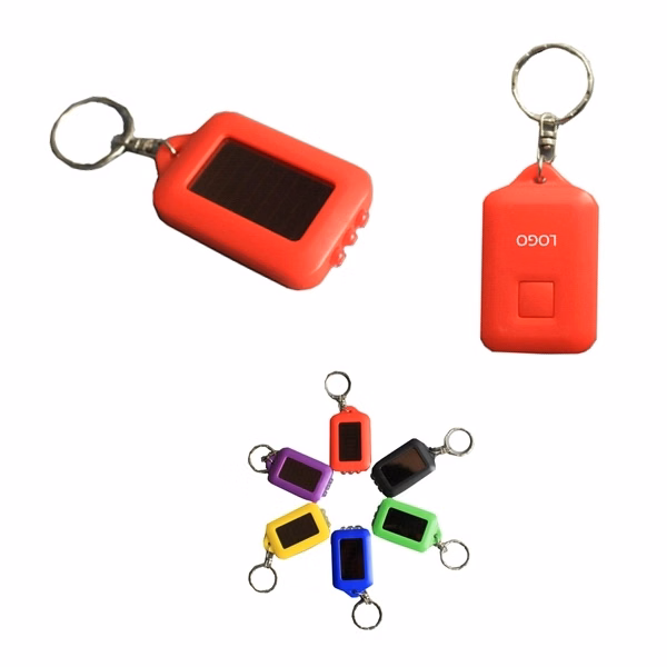 Solar Flashlight with Key Ring