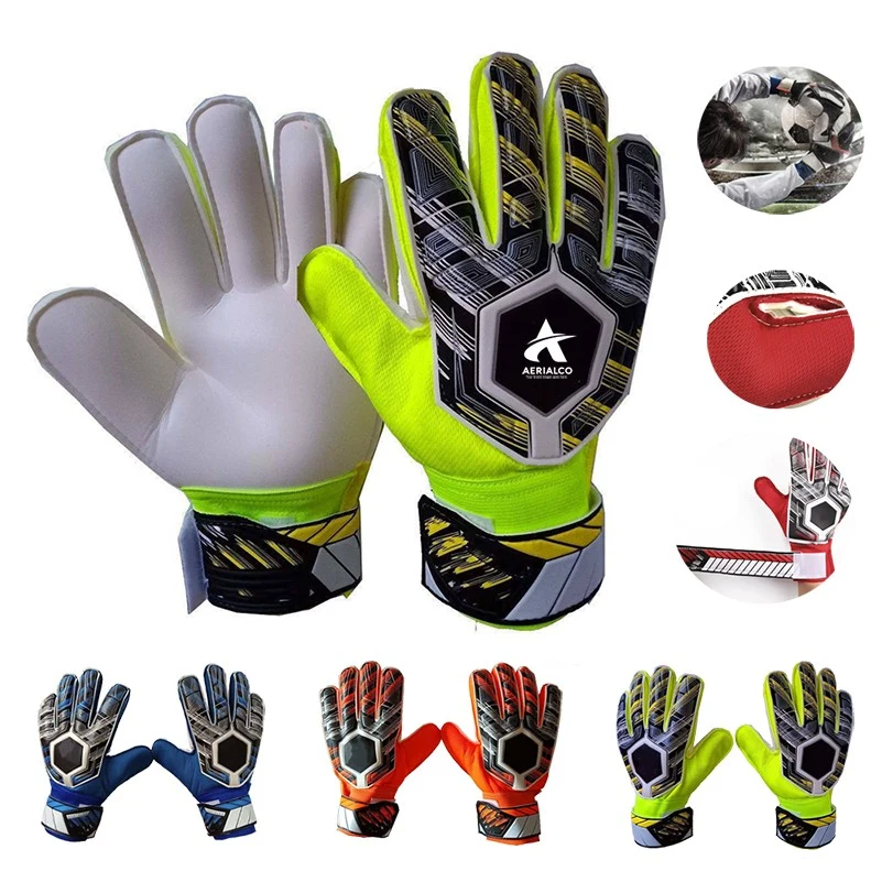 Adult Training and Match Goalie Gloves Goalkeeper Gloves Support Latex Soccer Gloves 1