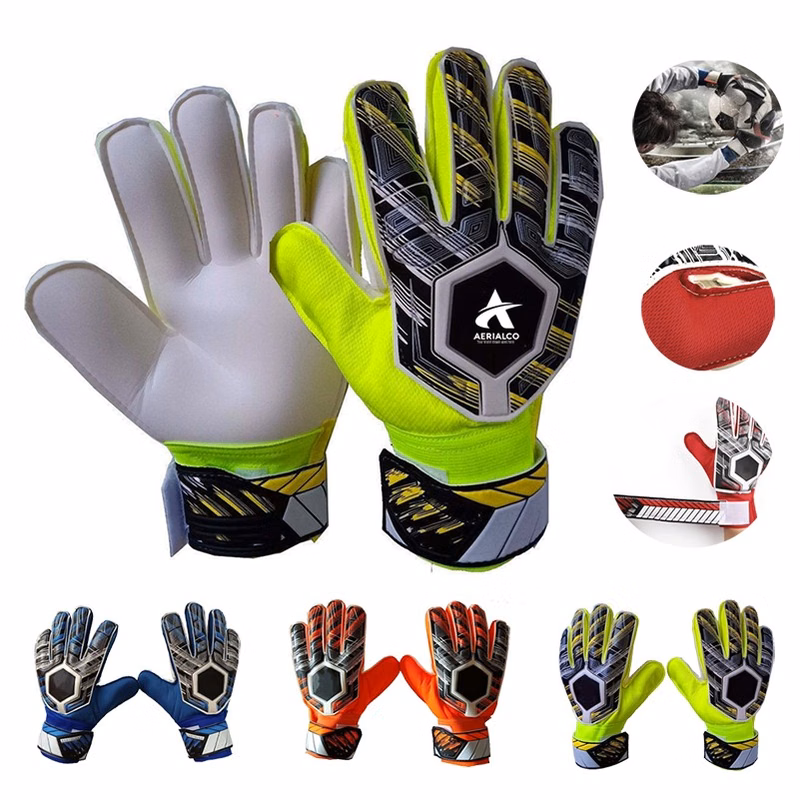Adult Training and Match Goalie Gloves Goalkeeper Gloves Support Latex Soccer Gloves