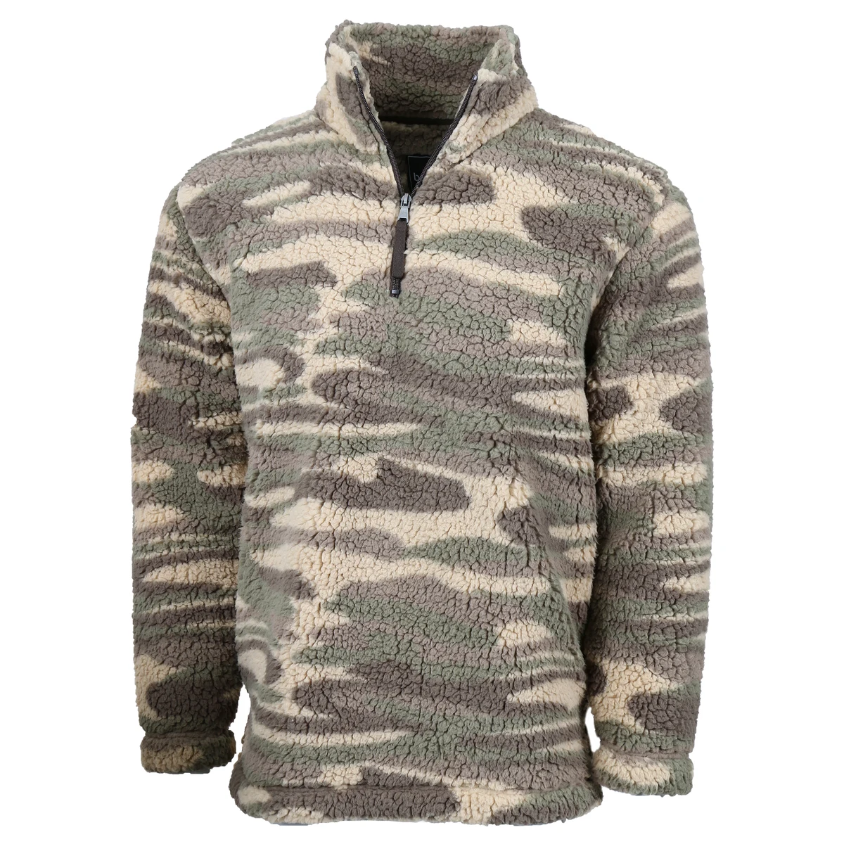 BOXERCRAFT ADULT SHERPA QUARTER ZIP PULLOVER 1