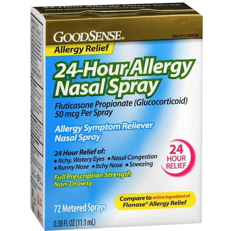Allergy Nasal Spray - 72 Sprays 24 Hour 0.38 oz 1