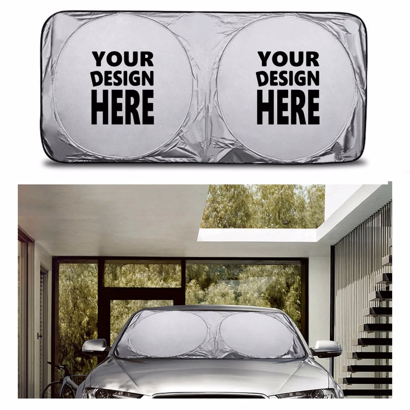Foldable Double Circle Car Sun Shade MOQ 50 PCS