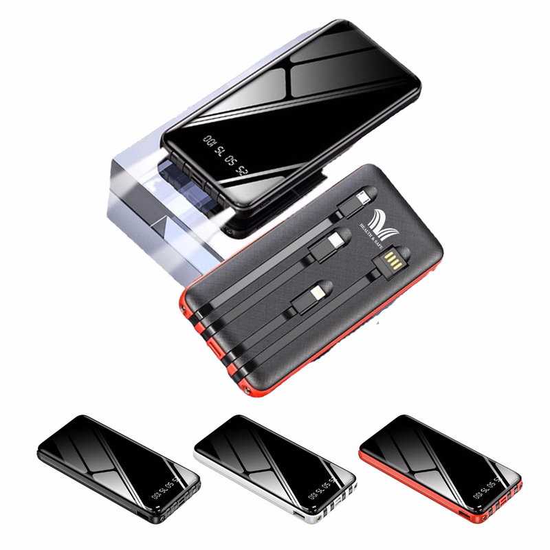 Portable Charger 10,000mAh Power Bank Dual Flashlight