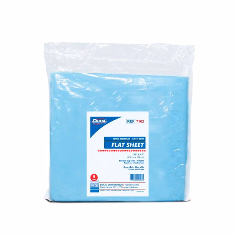 Disposable Flat Sheet - 85" x 41"