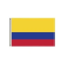 National Flag, Columbia, Single-Sided - 60"W x 36"H 1