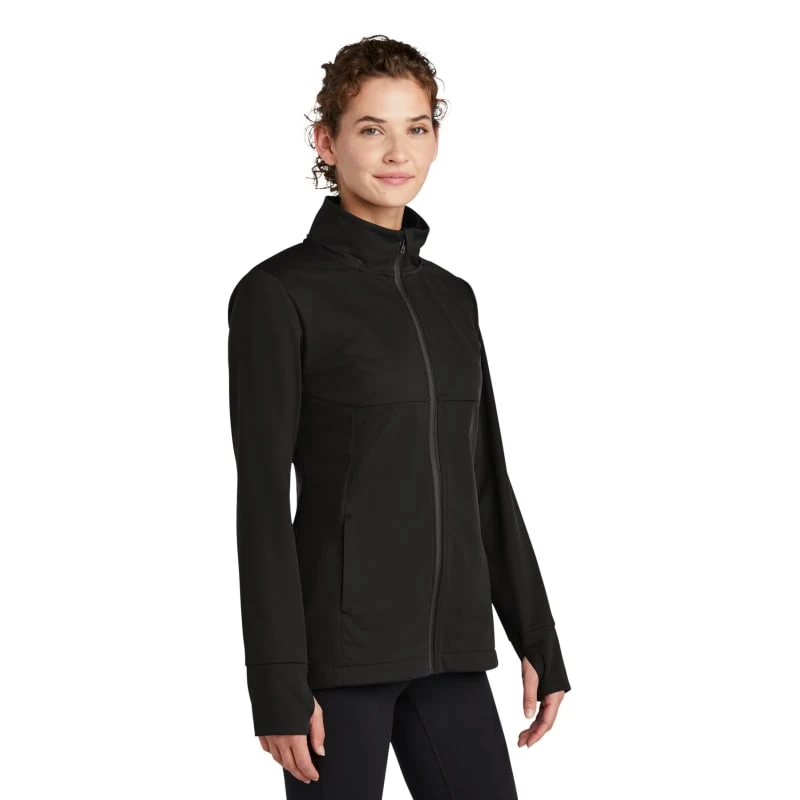 Sport-Tek Women's Hooded Soft Shell Jacket 1