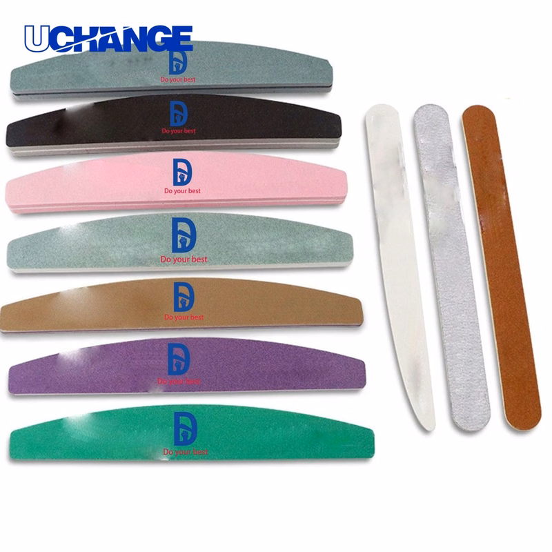 Professional Half-Moon Shaped Nail File Tool for Manicure