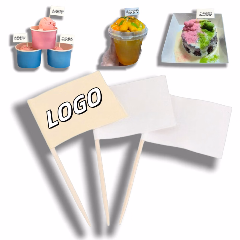 Creative Logo Toothpick Flag