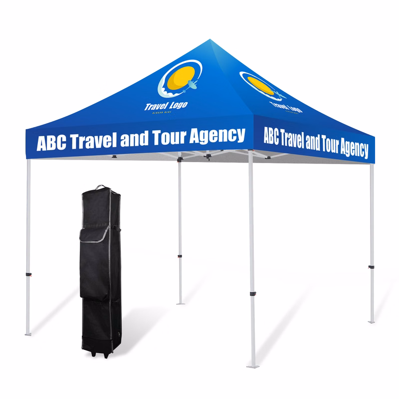 10' X 10' Hex Aluminum Frame w/ Custom Printed Canopy