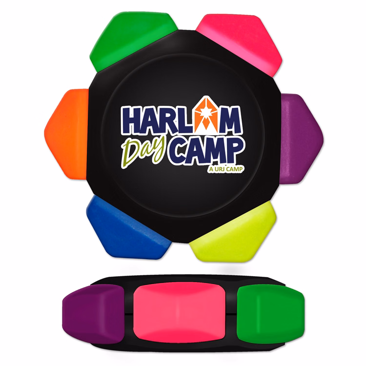 Crayo Craze Neon Six Color Crayon Wheel with Full Color Decal