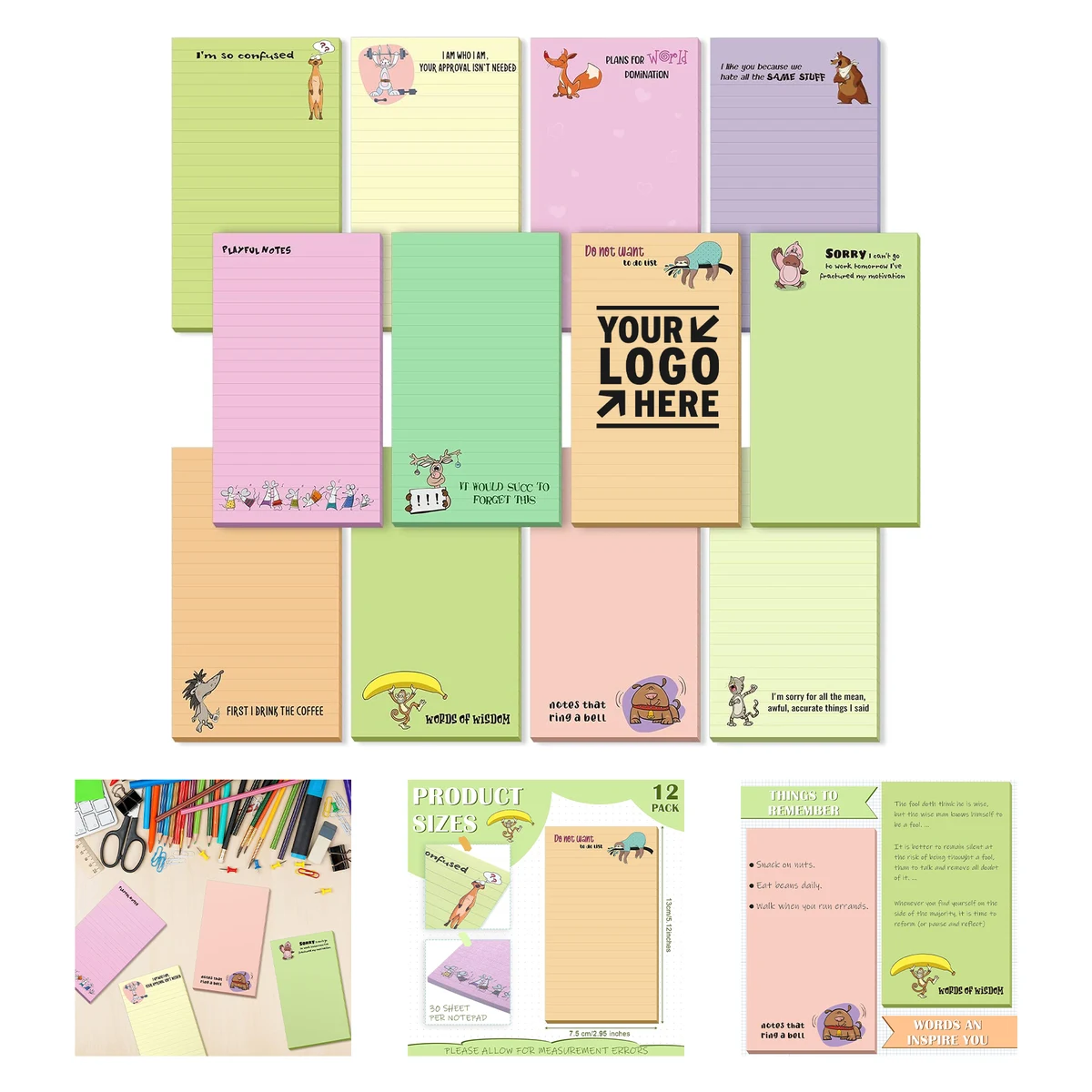 5" x 3" Funny Notepad 1