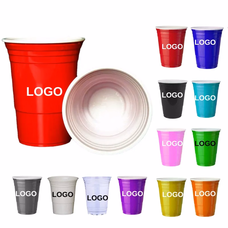 Customizable 16 Oz Party Cups in Multiple Colors