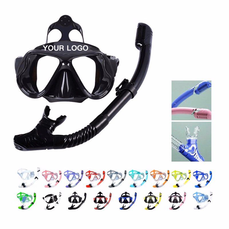 Lightweight Plastic Snorkel Set for Underwater Adventure