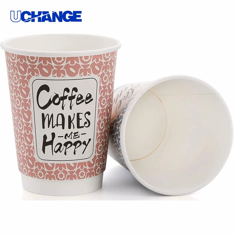 8 Oz Custom Double Wall Paper Coffee Cup for Events