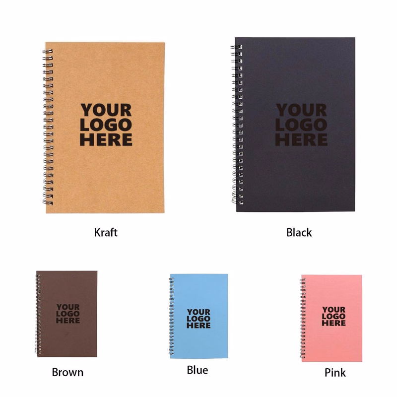 Custom A5 Spiral Bound Lined Journal