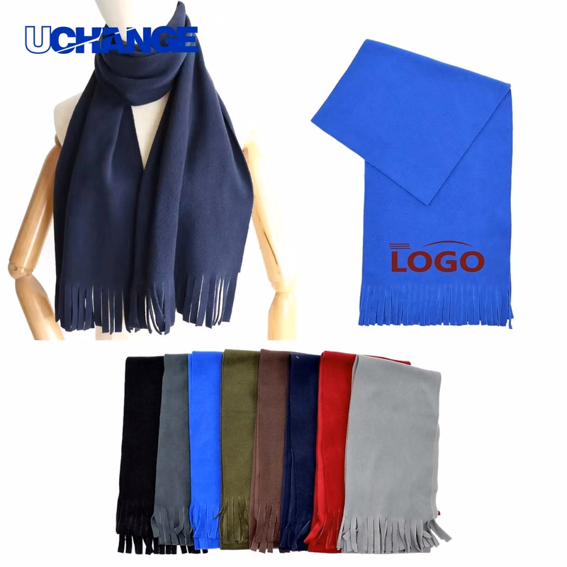 Polar Fleece Tassel Scarf