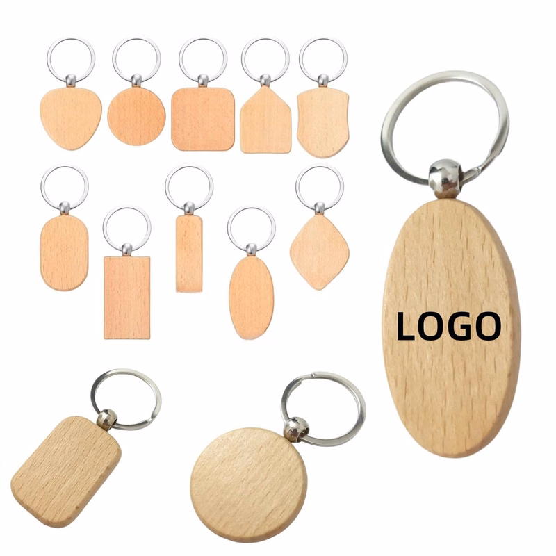 Simple Wooden Keychain