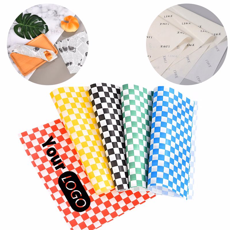 Grease Proof Coated Food Wrap Paper and Basket Liner Paper