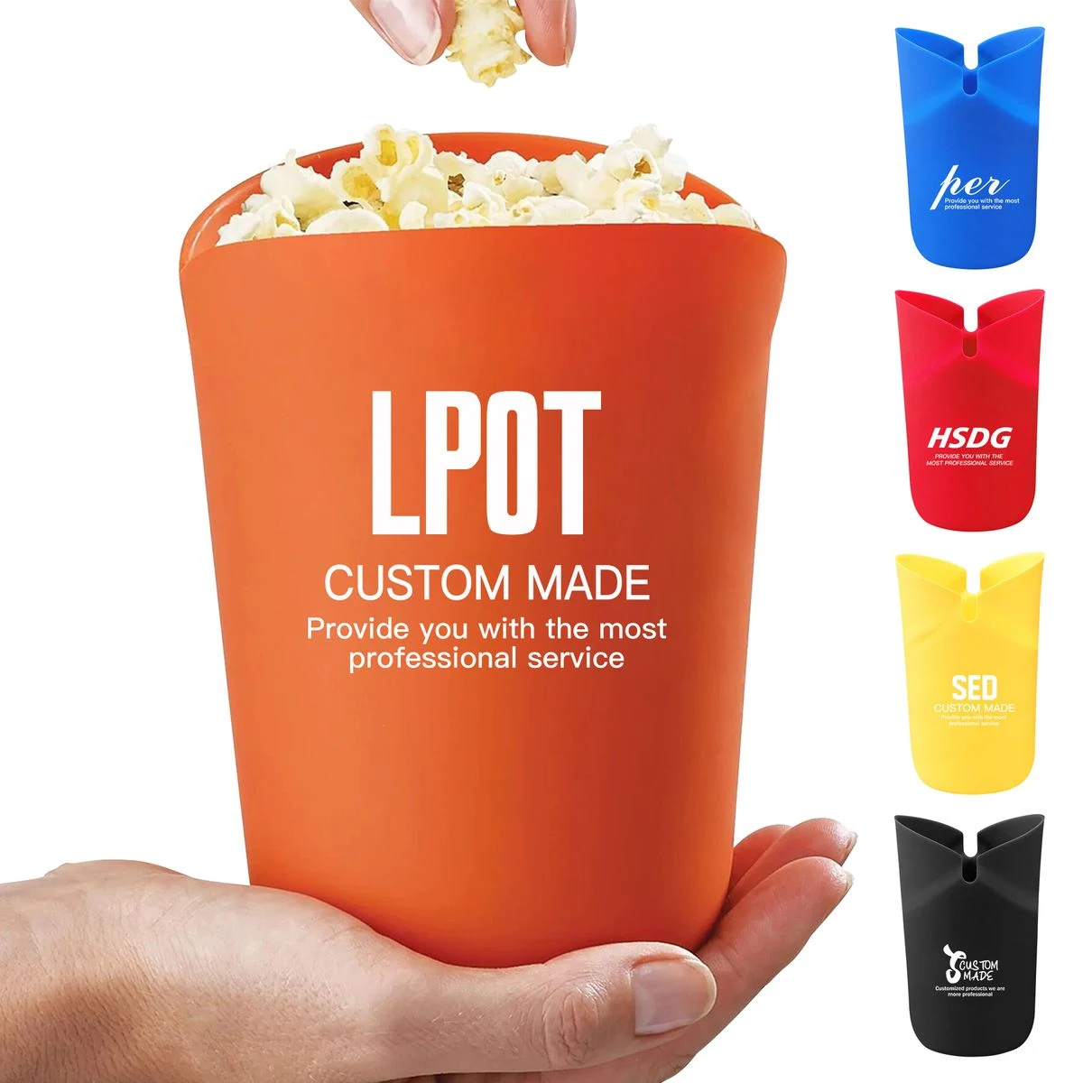 Silicone Popcorn Bucket 1