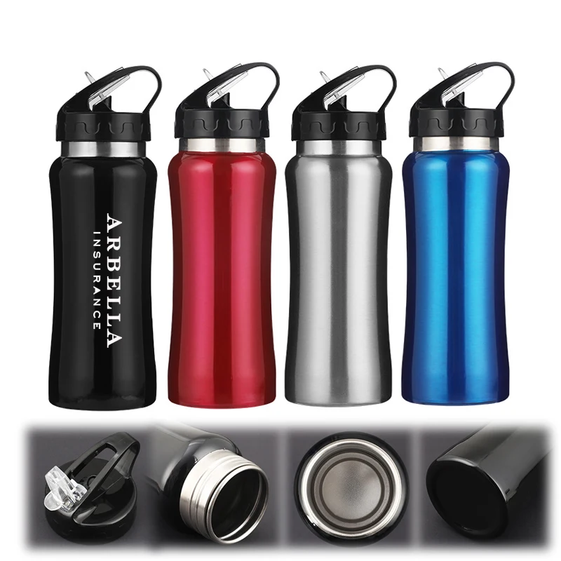 17oz Stainless Steel Cup with Straw 1