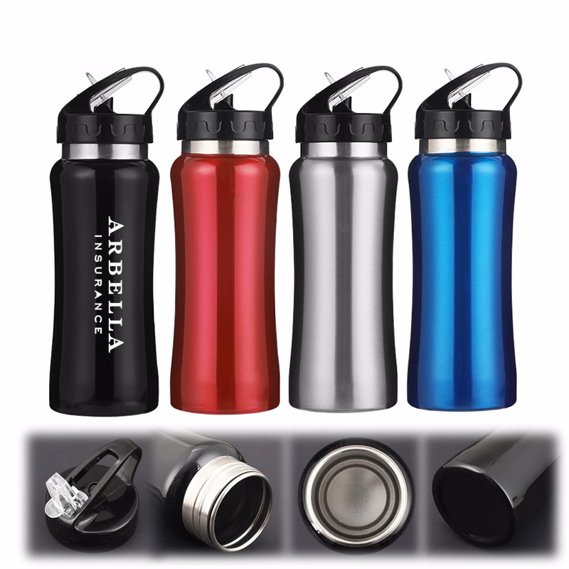 17oz Stainless Steel Cup with Straw