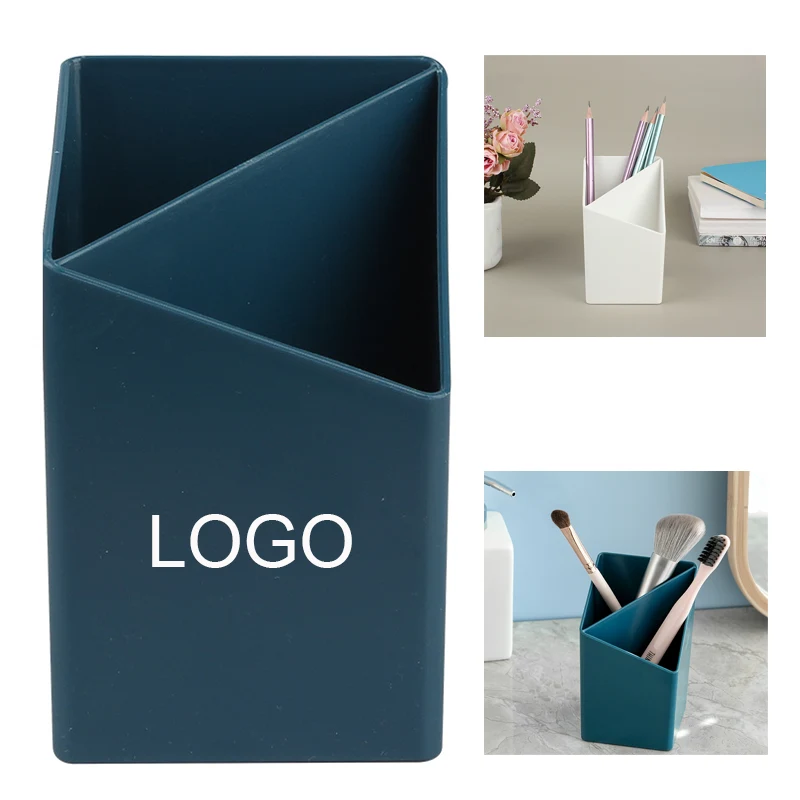 Desktop Cosmetic Storage Box, promotional clip with logo imprint 1