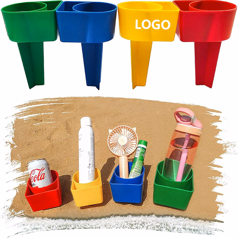 Beach Cup Holder with Pocket