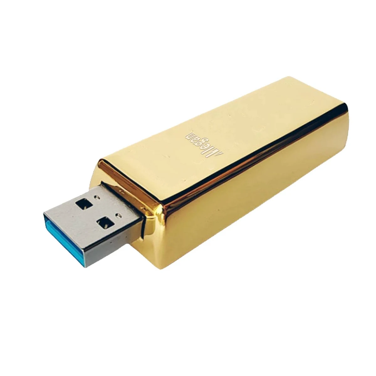 64GB Creative Business Simulation Gold Bar USB Drive 1