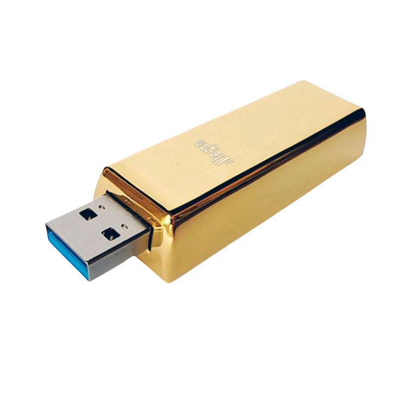 64GB Creative Business Simulation Gold Bar USB Drive