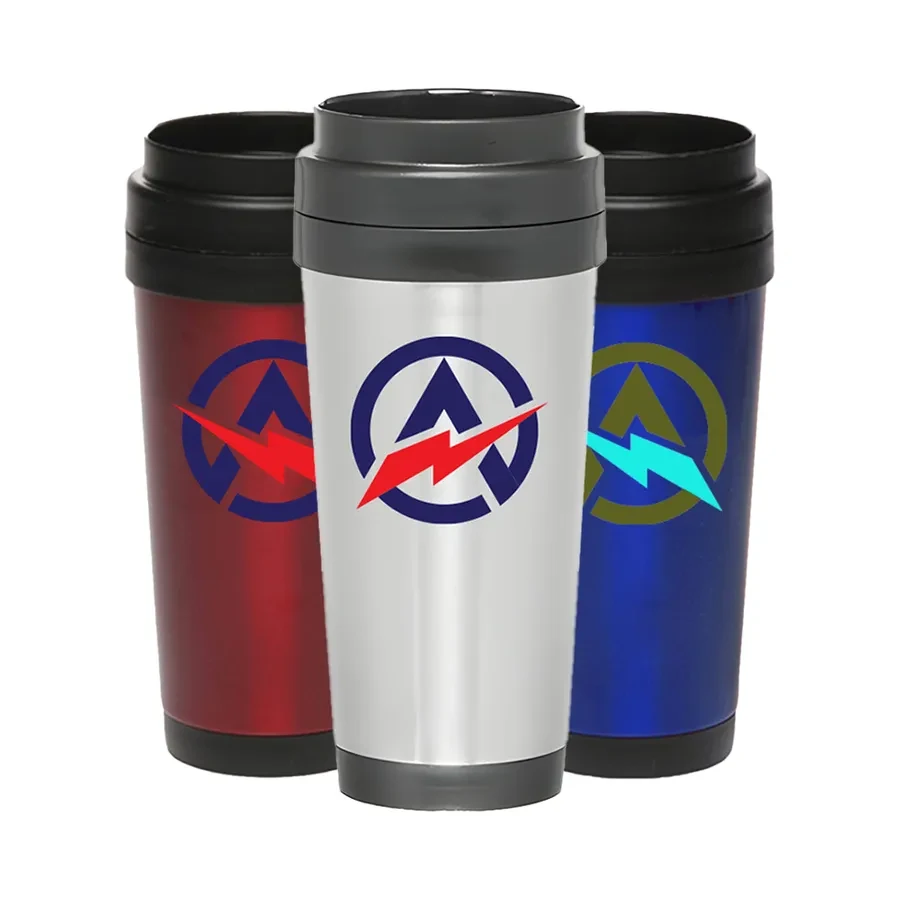 16 Oz Venture Vibes Steel Mugs, custom tumbler with logo imprint 1