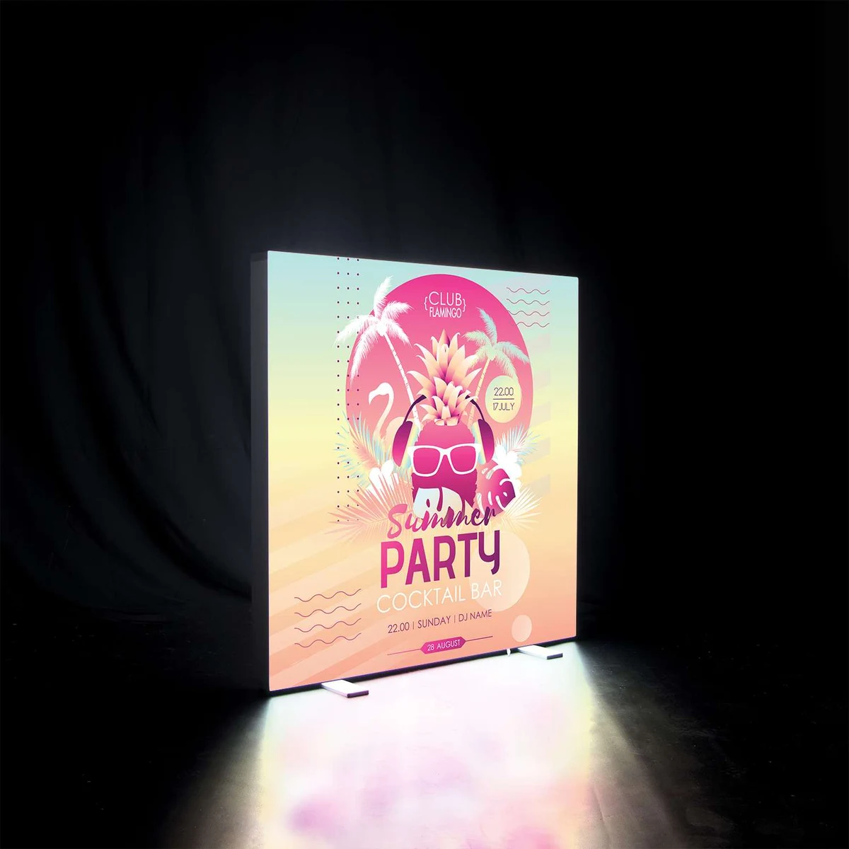 4' x 4' Fusion Glo Display Kit 1