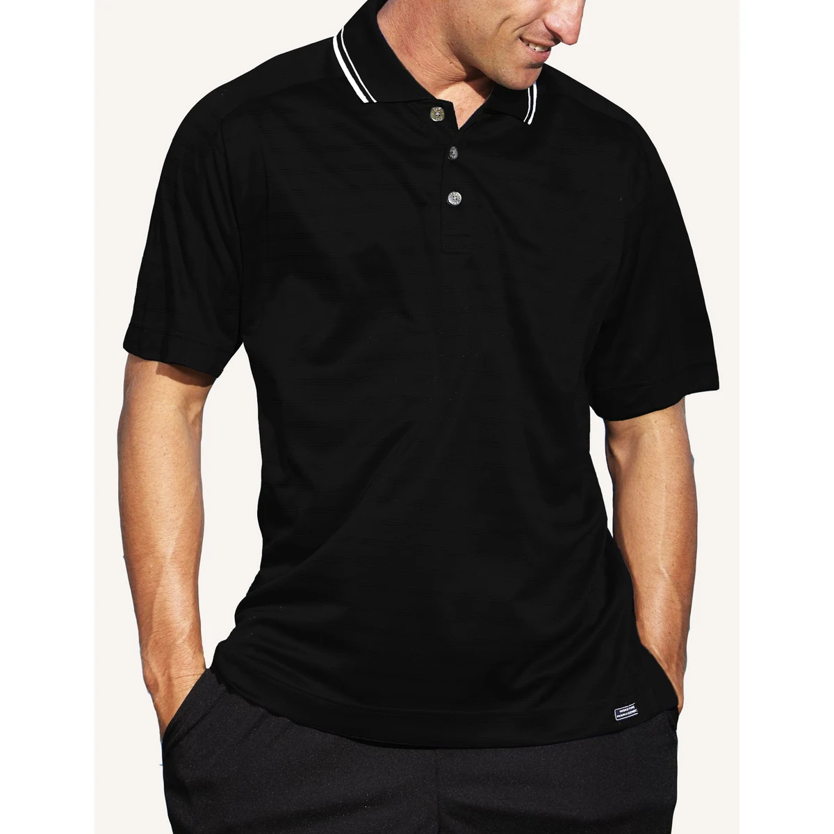 Men's Ambassador Engineer Track Knit Polo Shirt 1