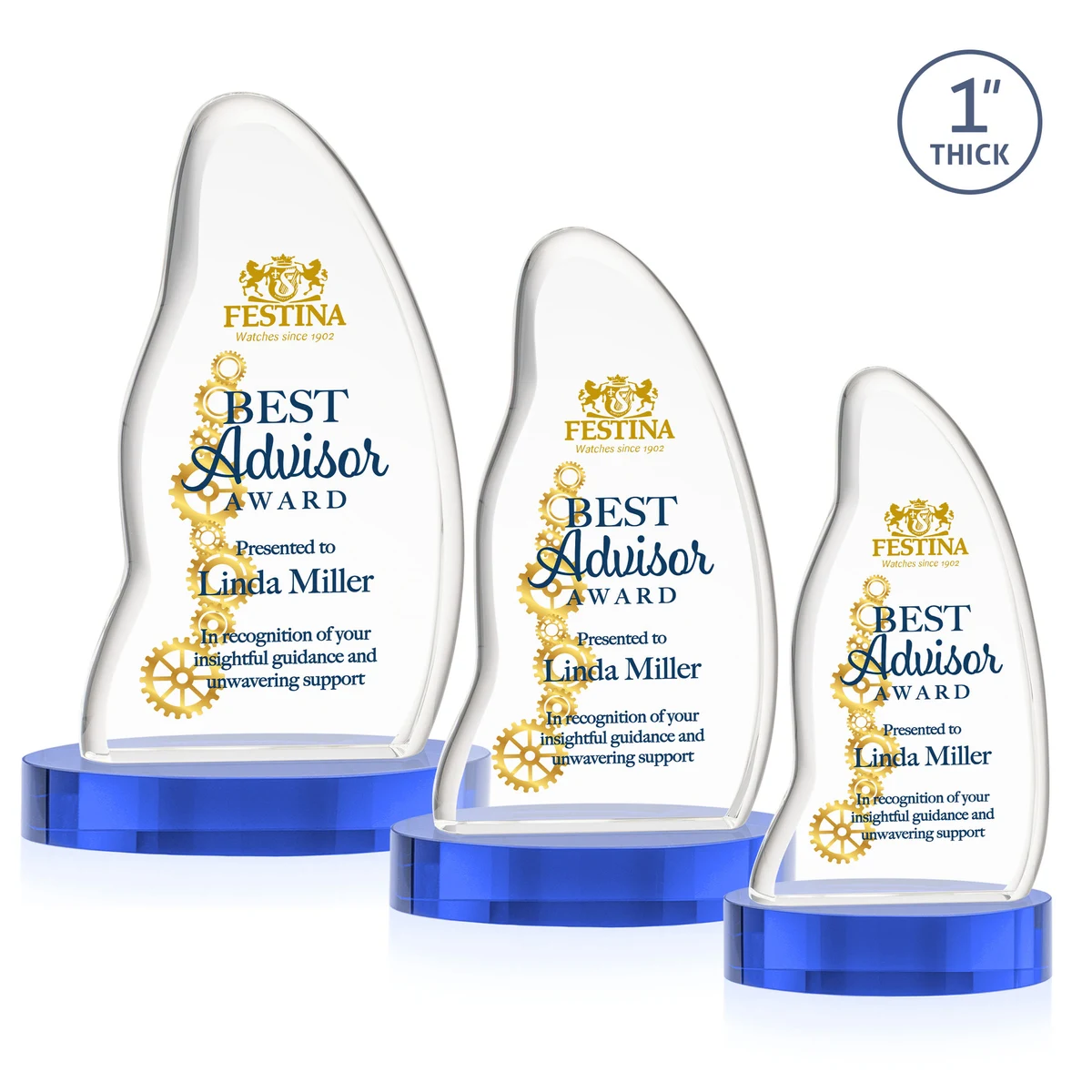 Beauford VividPrint™ Award on Base - Sky Blue 1