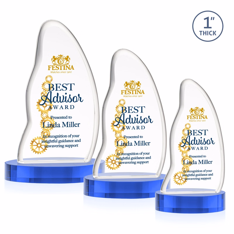 Beauford VividPrint™ Award on Base - Sky Blue
