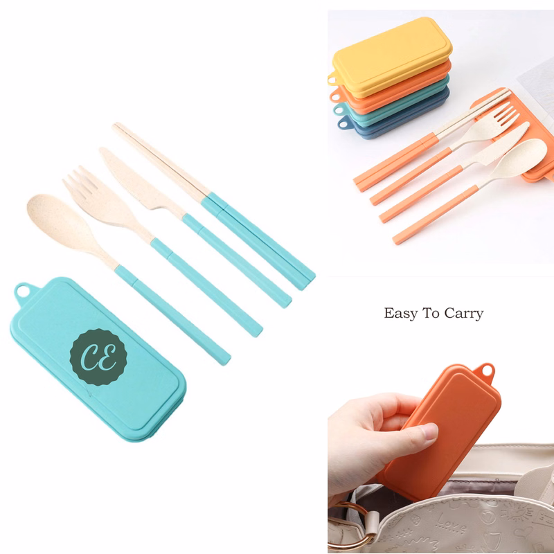 Wheat Straw Cutlery Combination