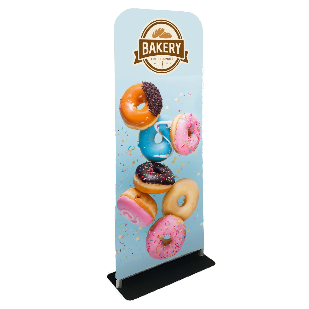 24 in. x 90 in. Tension/Tube Banner Stand (Dye Sub) 1