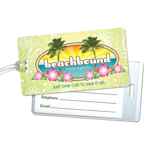 Luggage Tag - Large with business card sleeve 1
