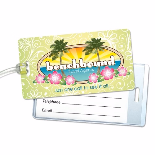 Luggage Tag - Large with business card sleeve