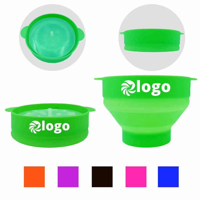 Innovative Collapsible Silicone Popcorn Bowl