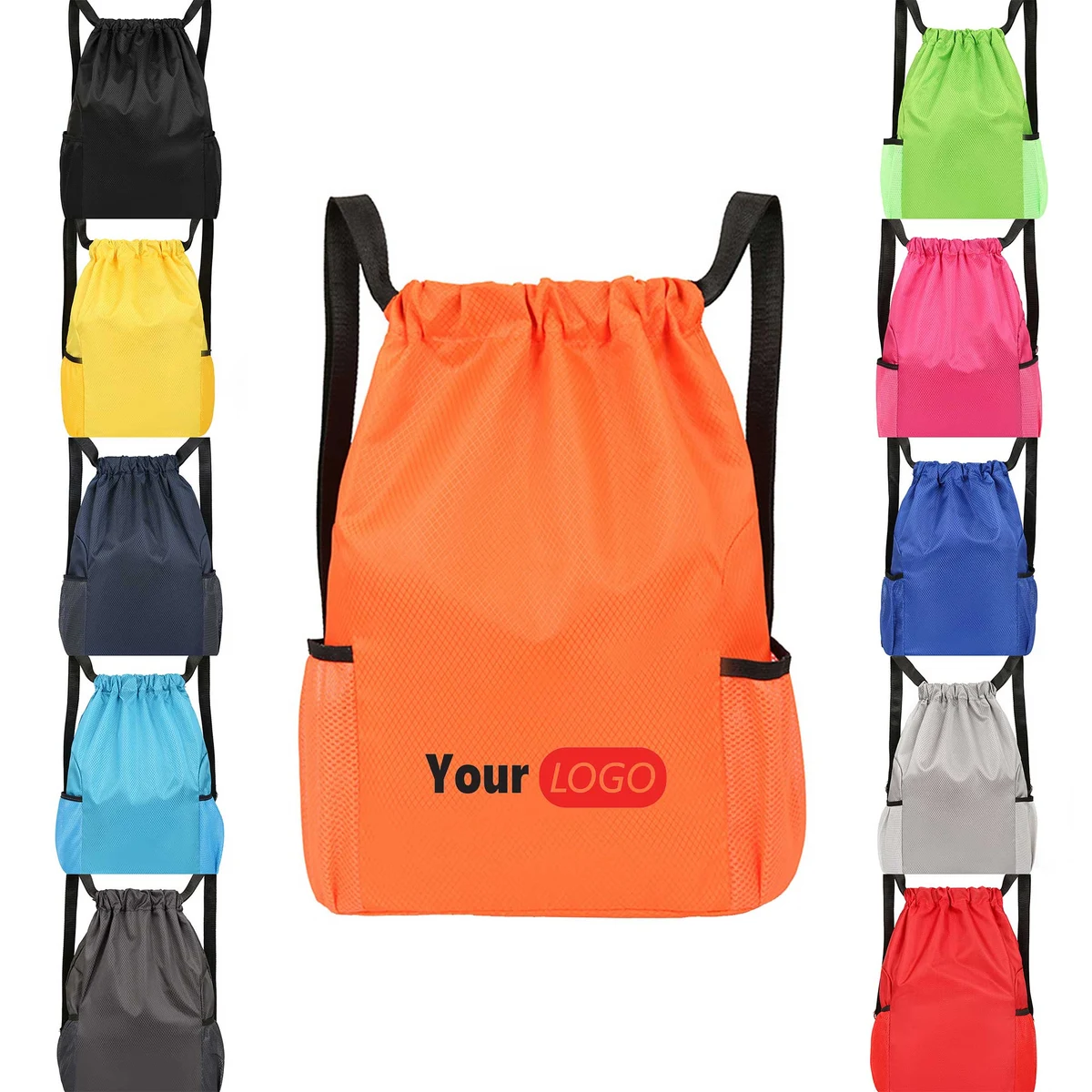 Drawstring Backpack Sports Bag 1