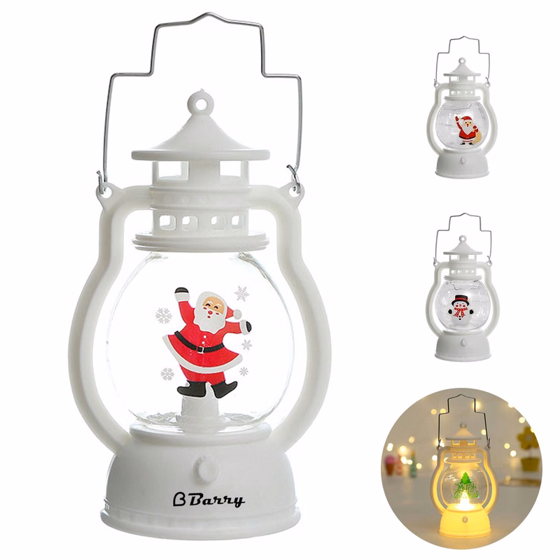 Christmas LED portable oil lamp