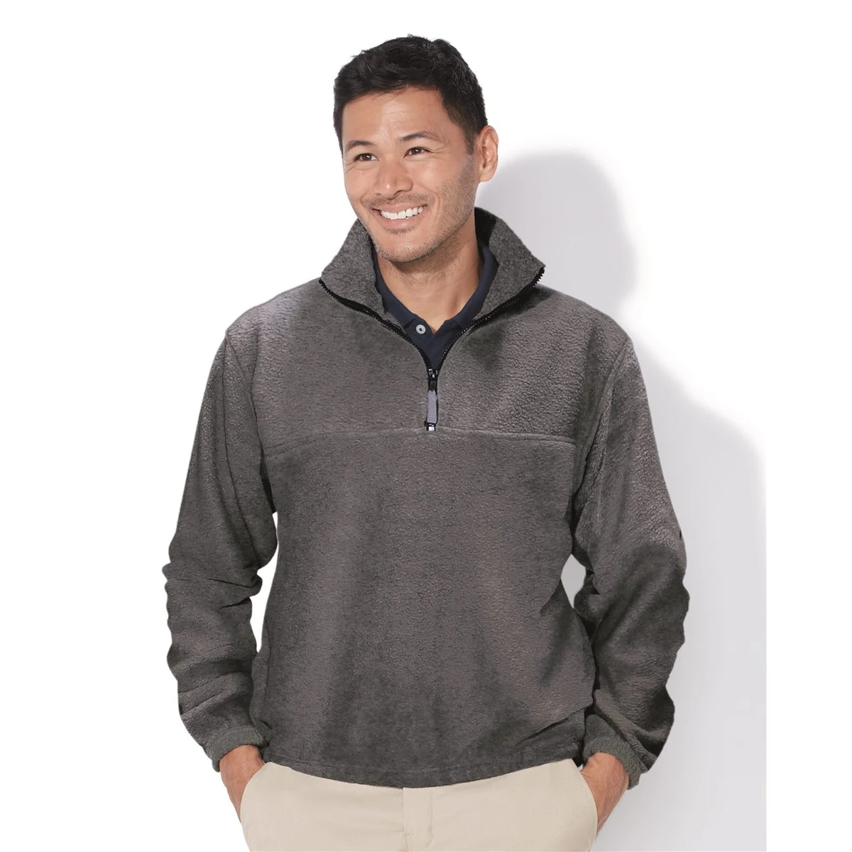 Unisex Fleece Quarter-Zip Pullover - 3051 1