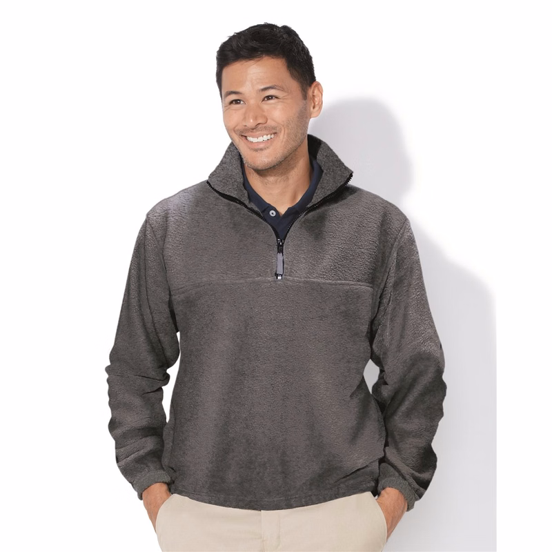 Unisex Fleece Quarter-Zip Pullover - 3051