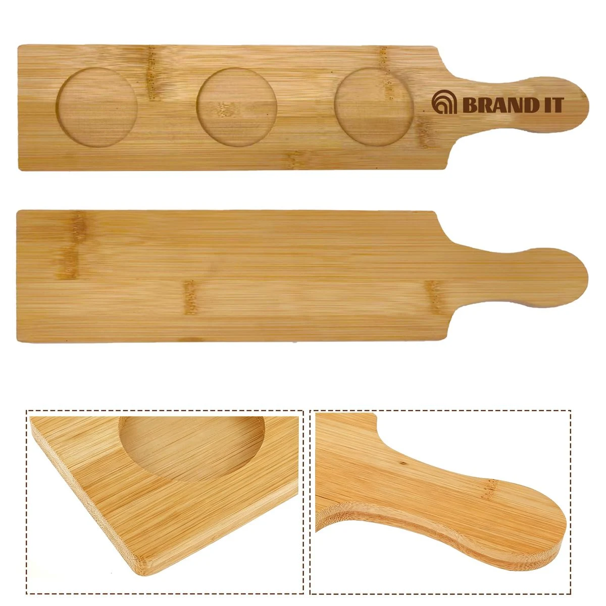 3 Hole Bamboo Flight Paddle 1